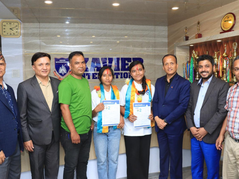 ४ जीपीए ल्याएकी प्रकृति श्रेष्ठले रोजिन् जेभियर इन्टरनेशनल कलेज